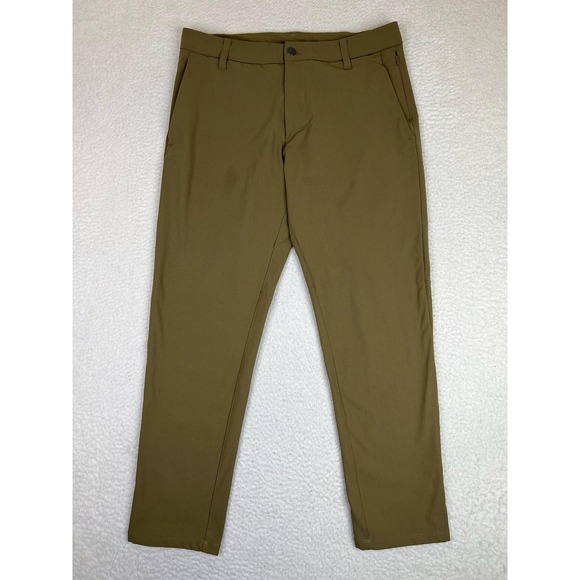 lululemon athletica Other - Lululemon Commission Pant Classic Mens 32 Brown Slim Microfiber Chino LM5AEWS